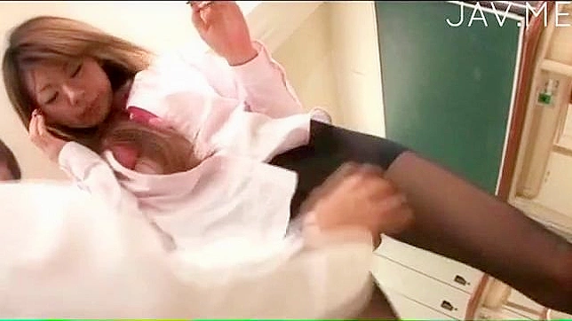 Seductive Student in Lingerie Cries Out While Getting Pounded Hard