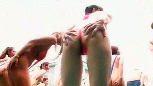 Hot Babes Show Off Stunning Bodies at Bikini Pool Party Extravaganza