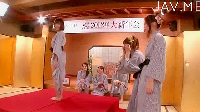 Multiple Japanese Babes Delightfully Lick Cock Together