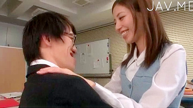 Adorable Asian Takes Load Right On Pussy Lips