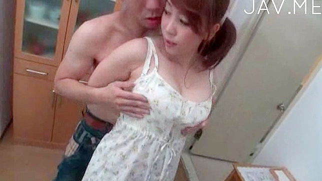 Passionate Japanese Wife Gives Ex-BF A Mindblowing Blowjob