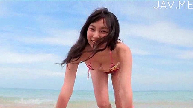 Demure Japanese Sweetheart Enjoys Fun Erotic Beach Playtime
