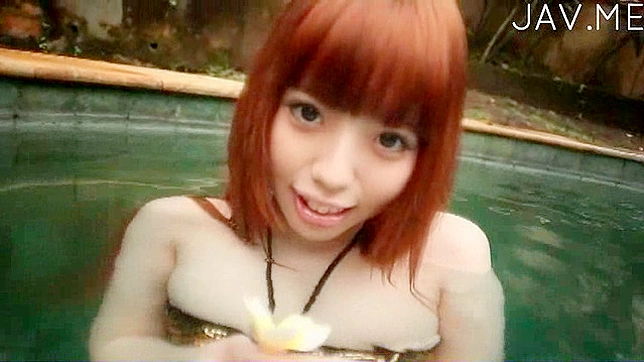 Sizzling Japanese Beauty Flaunts Her Hot Body in Bikini While Swimming