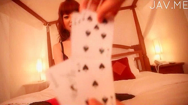 Wicked Poker Game Turns into Hot Sex with Lustful Japanese Beauty