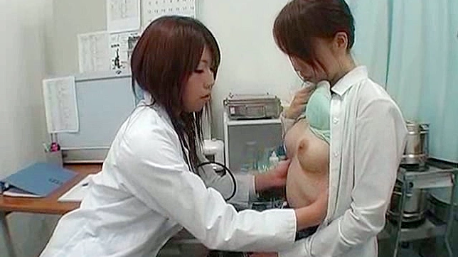 Lesbian Doctor Examines Lustful Japanese Patient Thoroughly