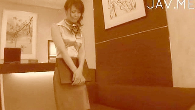 Bespectacled Asian Stunner Licks Hard Cock With Lustful Skill