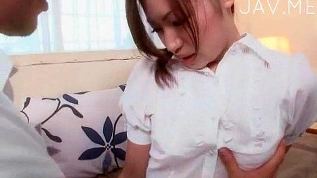 Guy Strips Her Panties Off Before Licking Her Pussy Deeply
