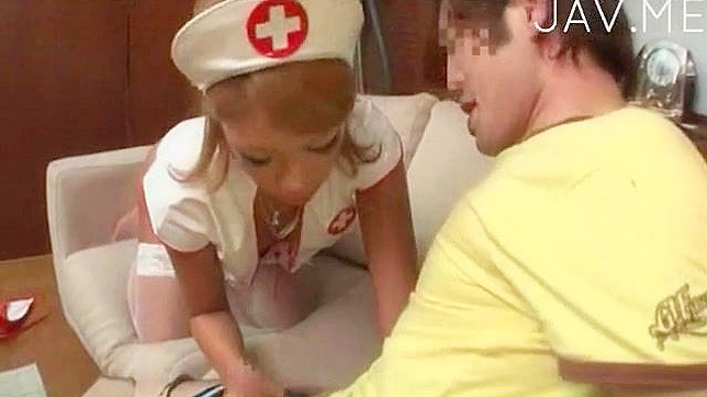 Sexy Nurse in Red Bra Teases Patient Before Hard Ride