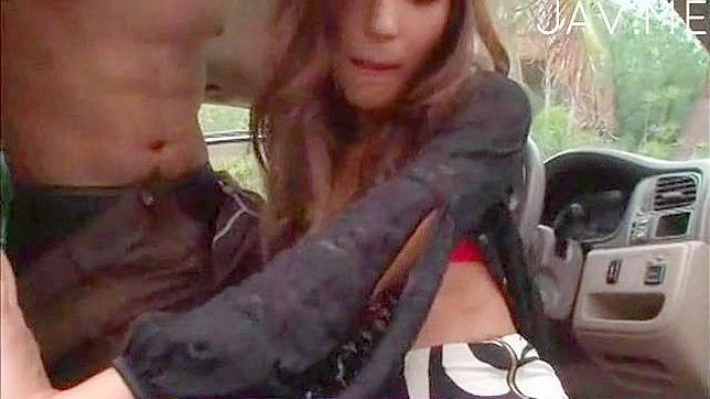 Fucking Skinny Girl 18+ Sucks Two Dicks In The Car For Pleasure