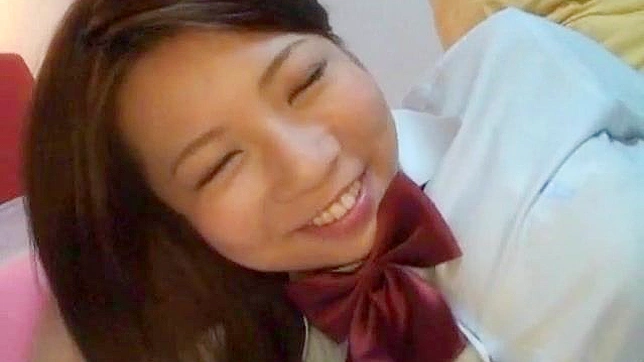 Naughty Schoolgirl 18+ Shows Juicy Boobs Before Deep Cock Sucking