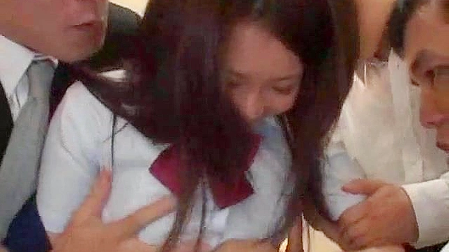 Passionate Girl 18+ Takes On Three Students Simultaneously For Fun