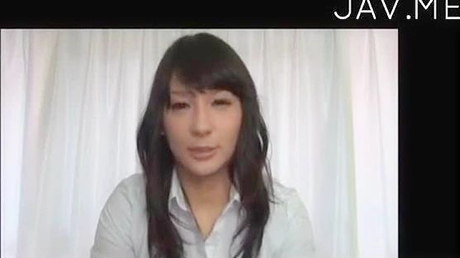 Sultry Brunette in Lingerie Sucks Friend’s Cock Deeply