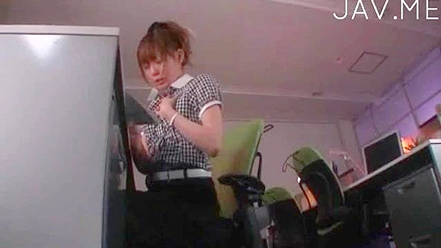 office babe sucks boss's cock then rides him hard for pleasure