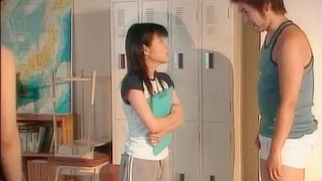 Sweet Teen 18+ Shares Hot Twat with Two Hungry Studs Passionately