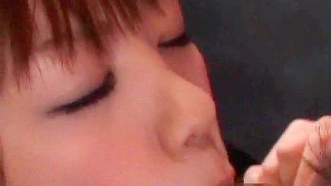 Excited Japanese Chick Toys Twat While Being Fingered