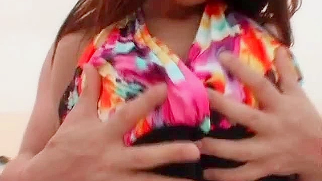 Amateur Chick Shows Off Big Tits Sharing Hot Twat by Sea