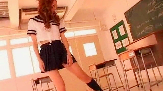 Naughty Schoolgirl 18+ Gives Epic Foot Job To Her Lustful Teacher