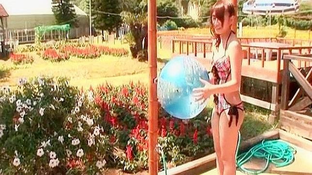 Steamy Teen 18+ Poses Solo Outdoors Wearing Seductive Costume