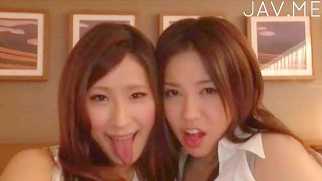 Sexy Girls Devour Toy Cock While Enjoying Hot Oral Action