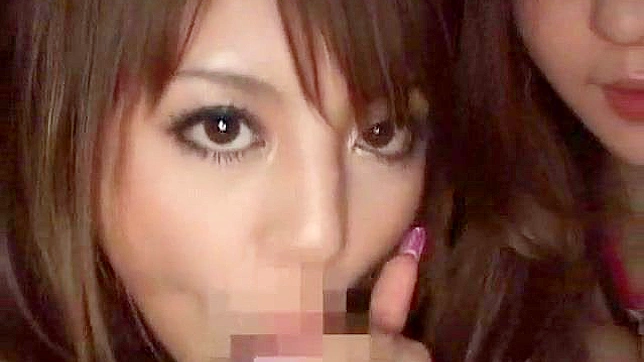 Adorable Asians Share a Dick in Deep Penetration Show