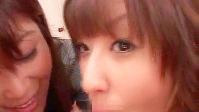 Two Heated Japanese Teens 18+  Seduce Stranger into Rough Threesome Night