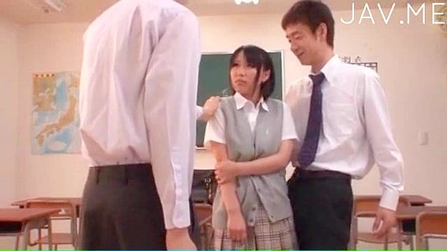 Innocent Japanese Cutie Eats Hard Cock With Her Wet Mouth Skillfully
