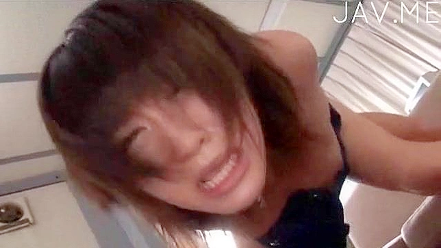 Horny Demure Jap Chick Gets Her Hairy Pussy Trashed Hard