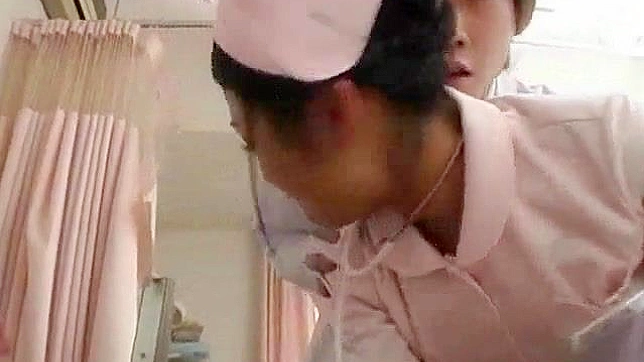 Seductive Nurse Gives Hot Blowjob Extracting Warm Jizz