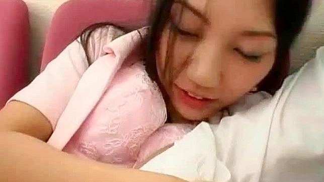 Cute Hairy Pussy Nurse Gets Lusty Treatment from Big Dicks