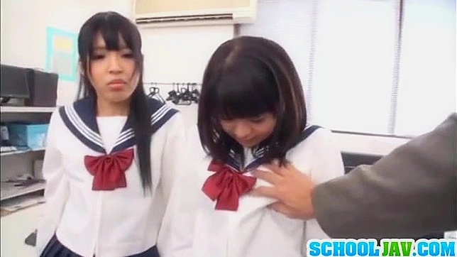 Horny Amateur Girls Share One Tasty Dong Together Passionately