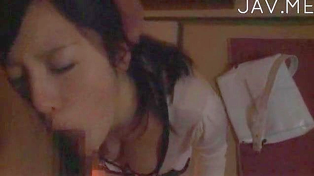 Dazzling Japanese Big Tits Swallowing Huge Dick Passionately