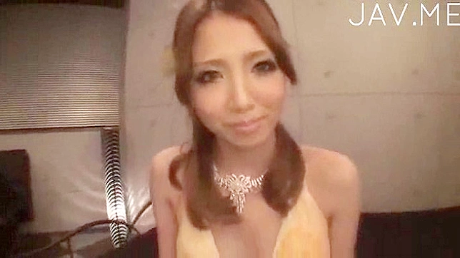 Cum-Splattered Asian Model Smiles Through Facial Orgasm