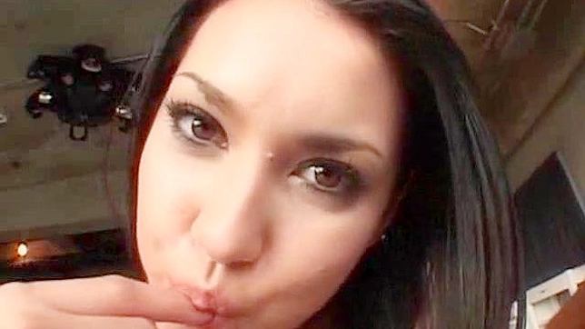 Passionate Japanese Teen 18+'s Big Nipples Tease During Handjob Fun