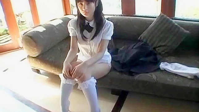 Shy Asian Beauty Gives Wild Blowjob Pleasure Before Sex
