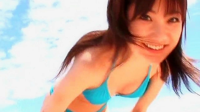 Japanese Sweetheart Tempts On Beach With Sultry Seduction Acts