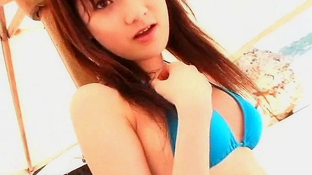 Japanese Sweetheart Tempts On Beach With Sultry Seduction Acts