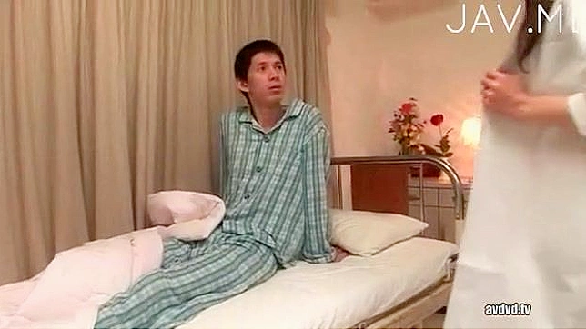 Seductive Nurse Tempts With Her Luscious Natural Tits in Bedroom Play