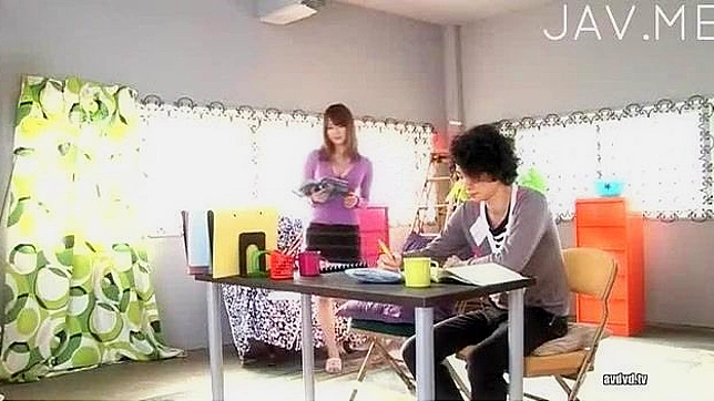 Japanese Chick Gets Naughty With Her Massive Bosoms Fondled Sensually