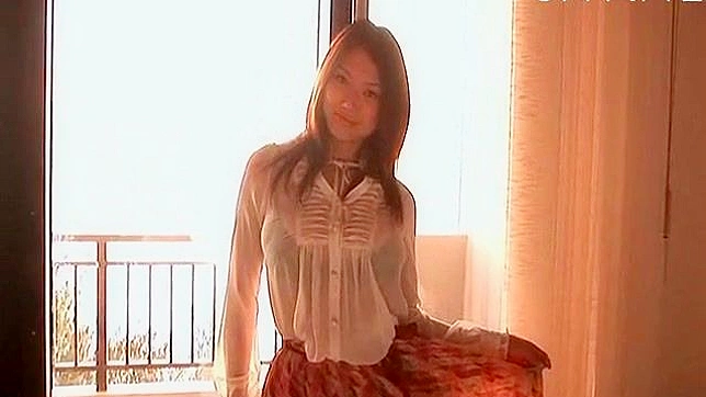 Hot Asian Teen 18+ Shows Off Big Tits While Posing Seductively On Sofa