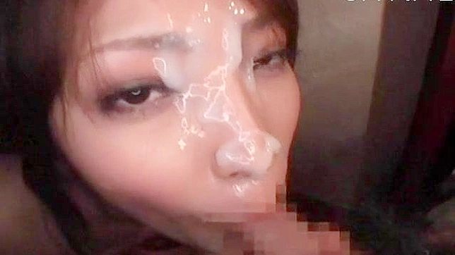 Gorgeous Asian Sweetheart Gets Delightful Facial Cumshot Treat