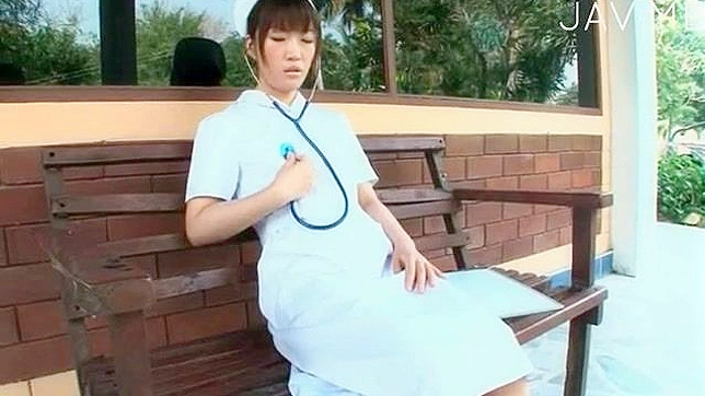 Asian Nurse Gets Her Lovely Face Covered With Warm Jizz