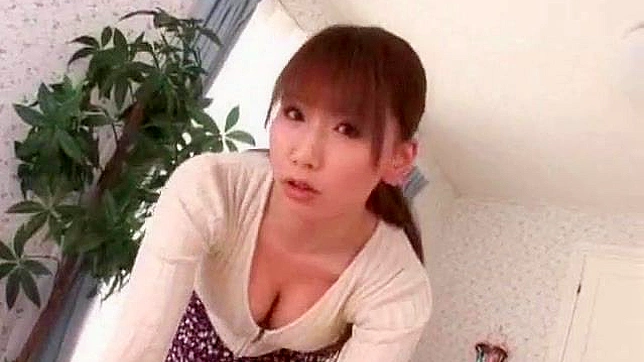 Seductive Asian Temptress Teases With Big Boobs In Kitchen