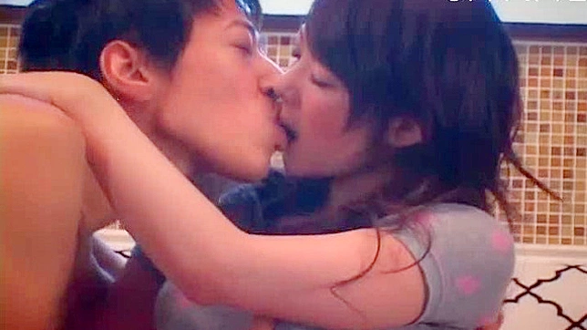 Horny Japanese Couple Enjoy Exciting Sex Jamming Pleasures
