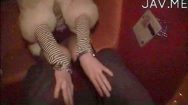 Demure Japanese Babe Skillfully Sucking A Massive Pecker