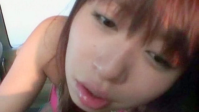 Hungry Asian Gives Hilariously Hot Blowjob In Car Sex Showdown