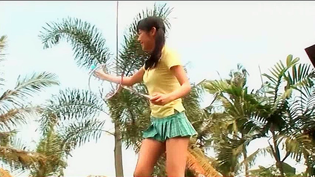 Cute Pigtailed Teen 18+ Upskirts Revealing Her Sexy Ass Delights