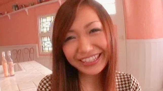 Demure Asian Darling Gives Arousing Schlong Blowjob Blissfully