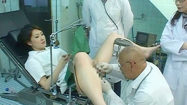 Hot Japanese MILF Nurse Gets Rough Doctor's Fuck Treatment