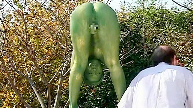 Outdoor Orgasms - Public Statue Gets Wildly Fucked