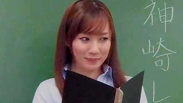 Sultry Japanese Teacher Self-Pleasures Her Pussy Sensually